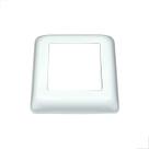 Canopla Quadrada 2 Polegadas Corrimão Guarda Corpo Branco