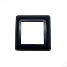 Canopla Quadrada 2 Polegadas Corrimão Guarda Corpo - Preto