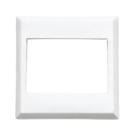 Canopla Retangular PVC Branca 2.3/8"x1.1/2" 60x40 Canopla Retangular PVC Branca 2.3/8"x1.1/2" 60x40