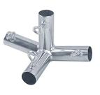 Canopy Cover Frame Fitting Peak 4-Way P4D 1.5 em aço galvanizado Canopy Cover Frame Fitting Peak 4-Way P4D 1.5 em aço galvanizado