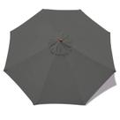 Canopy de substituição de guarda-chuva de pátio MASTERCANOPY Carvão de 9 pés