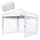Canopy Sidewalls Acepic Clear para tenda dobrável 10x10, pacote com 3 Canopy Sidewalls Acepic Clear para tenda dobrável 10x10, pacote com 3