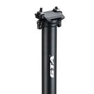 Canote selim alumínio 2d 31.6 x 400mm peça única preto