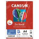 Canson - Papel Canson Iris Vivaldi 185 g/m² A4 25 Fls Fogo