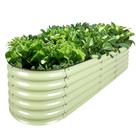 Canteiro de jardim elevado galvanizado Olle com 43 cm de altura