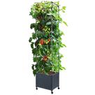 Canteiro Elevado LINEX 172 cm com Treliça e Rodízios