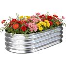 Canteiro Elevado Tegarbed 122x61x30 cm em Metal Galvanizado