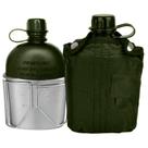 Cantil Adventure Plástico e Caneca Aluminio Com Capa Protetora - Deyu