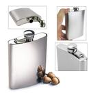 Cantil De Bolso Porta Bebida Garrafa Inox 230ml Para Whisky