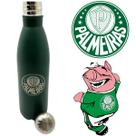 Cantil Inox 750ml Palmeiras Perfeita Para Esportes Ideal Para Presente