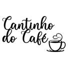 Cantinho do Café 3D em MDF 3mm Fita Autoadesiva Preto Fosco Cantinho do Café 3D em MDF 3mm Fita Autoadesiva Preto Fosco