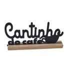 Cantinho Do Café Palavra Placa Mdf Enfeite Mesa Decorativa - inovadecoração