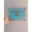 Cantinho do Café Quadro Placa Plaquinha Decoração Moderna Madeira MDF
