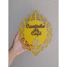 Cantinho do Café Quadro Placa Plaquinha Decoração Moderna Madeira MDF