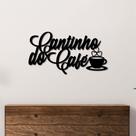 Cantinho do café três corações 40 CM / MDF 3MM