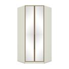 Canto Closet Modulado 2 Portas 3 Gavetas Com Espelho Predileto Henn