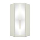 Canto Closet Modulado 2 Portas Com Espelho 3 Gavetas Areia