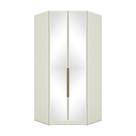 Canto Closet Modulado 2 Portas Com Espelho 3 Gavetas