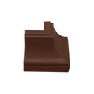 Canto Externo para Acabamento de Moldura em Forro PVC, Cor Mogno - Kit c/ 10 unid.