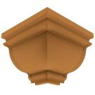 Canto Externo Para Rodaforro PVC Plasbil Premium 4 Peças Cerejeira