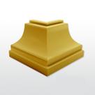 Canto Externo Polifort 8mm X 40mm Caixa com 4 Unidades