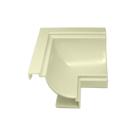 Canto Interno p Acabamento em Forro PVC Bege/Creme c/ 25 un