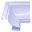 Canto Interno Para Moldura De Forro Pvc Branco Nesp Branco Gelo