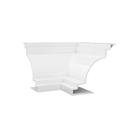 Canto p/ acabamento de Forro PVC/ Sanca/ Moldurão - Plus/Luxo - kit 50 unid. Interno - Branco Neve