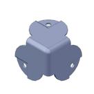 Canto Para Case P102 Zincado Metal Fecho