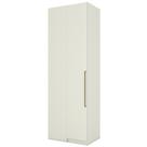 Canto Reto Modulado 1 Porta 241x80 Cm Seletto Areia Henn Areia