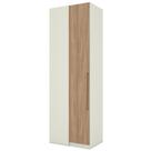 Canto Reto Modulado 1 Porta 241x80 Cm Seletto Areia Jequitiba Henn Areia Jequitiba