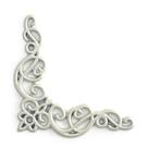 Cantoneira Celta Grande 4 Peças Acabamento Decoração Caixas Bandejas Espelhos Cantoneira Celta Grande 4 Peças Acabamento Decoração Caixas Bandejas Espelhos