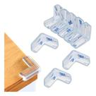 Cantoneira De Proteção Para Mesa Móveis Cantos Afiados 10 Un Cor Protetor de quina transparente