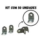 Cantoneira em L Zincada para Gaveta Móveis - Kit 50 un