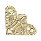 Cantoneira Grande Mariposa 4 Peças Metal Decoração Caixas Mdf Artesanato