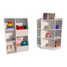 Cantoneira Jade + Organizador de Brinquedos Mirela 100% mdf (brinquedos)