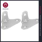 Cantoneira L P&J 3 Furos Zincado Metal Kit com 2 Unidades - 4,5x2mm Cantoneira L P&J 3 Furos Zincado Metal Kit com 2 Unidades - 4,5x2mm