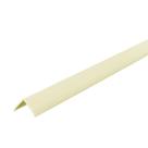 Cantoneira L PVC Canto 25mmx25mmx300cm 05 UN Bariri - TK Cantoneira L PVC Canto 25mmx25mmx300cm 05 UN Bariri - TK