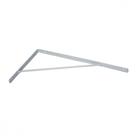 Cantoneira Mao Francesa Overtime Leve Branco 30Cm - Kit C/12 Unidades