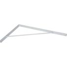 Cantoneira Mao Francesa Overtime Reforc Branco 40Cm - Kit C/12 Unidades Cantoneira Mao Francesa Overtime Reforc Branco 40Cm - Kit C/12 Unidades