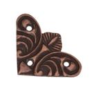Cantoneira Médio Mariposa 4 Peças Metal Decoração Caixas Mdf Artesanato
