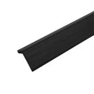 Cantoneira para Painel Ripado em WPC Preto 290cm x 5cm x 5cm PEX