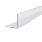 Cantoneira Protetor De Quina L 2,5x2,5cm Cristal com1mt