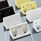Cantoneira Suporte Conector 4 Furos 50 Branca/50 Preta