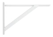 Cantoneira / Suporte prateleira de madeira ou mármore 50cm N-5 Forsul Branca