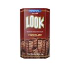 Canudinho De Biscoito Wafer Recheado Chocolate Look Tubinho