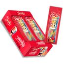 Canudinho Tubes Colorido Morango Cítrico Com 12 unidades - Docile