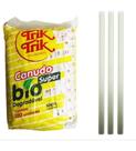 Canudo Biodegradável Embalado Separadamente Com 120 Unidades - Trik Trik