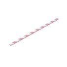 Canudo Biodegradável Listrado Branco e Rosa Bebe - 20 un - Silver Festas Canudo Biodegradável Listrado Branco e Rosa Bebe - 20 un - Silver Festas