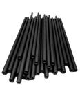 Canudo biodegradavel milk shake 06mm black c/250un.